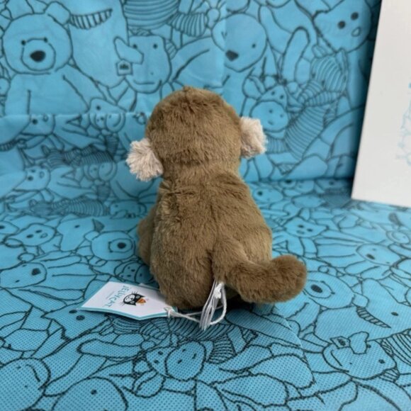 Jellycat Tiny Smudge Monkey Rare Edition 2025 NWT and Dust Bags Cute Soft Plush - Picture 3 of 4